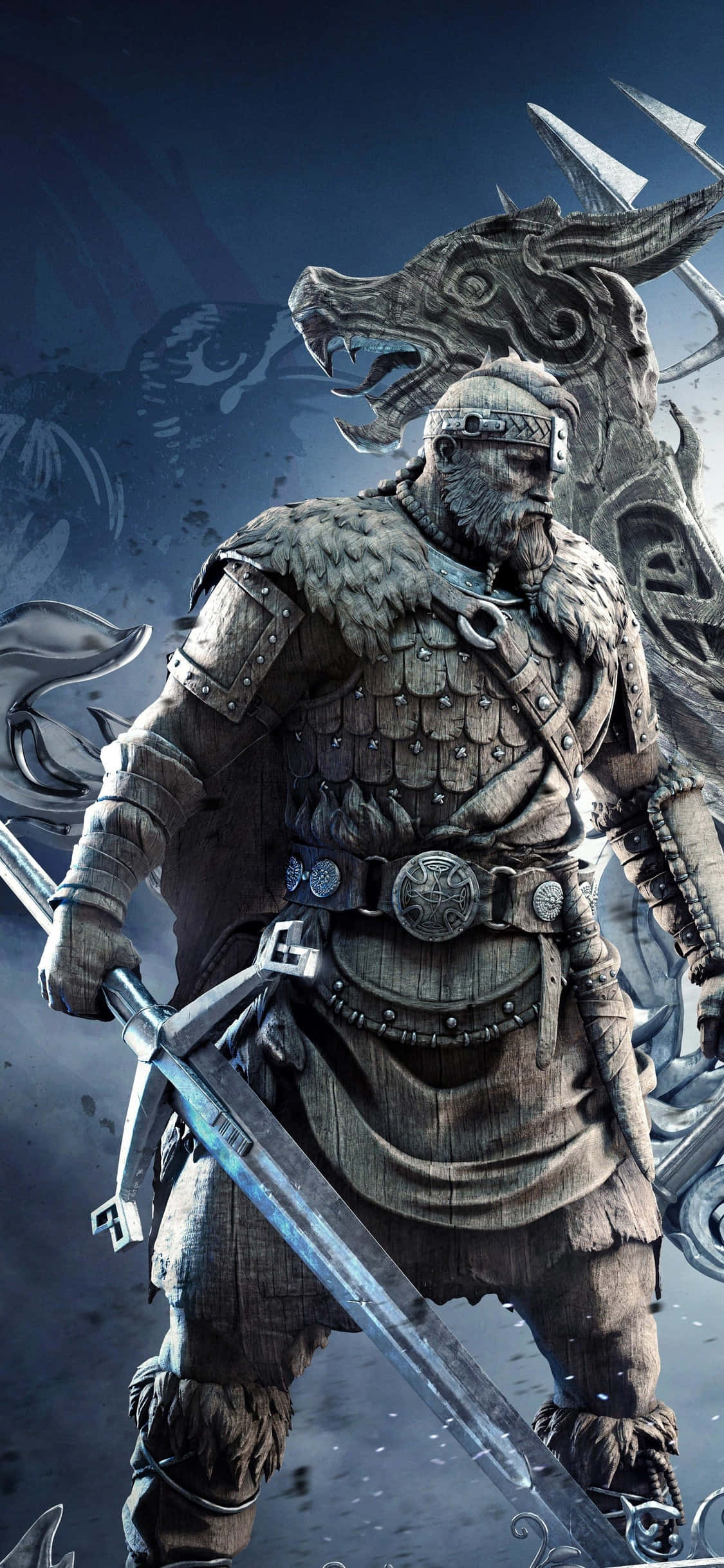 Samurai Împotriva Dragonului Fundal Android For Honor Fundal