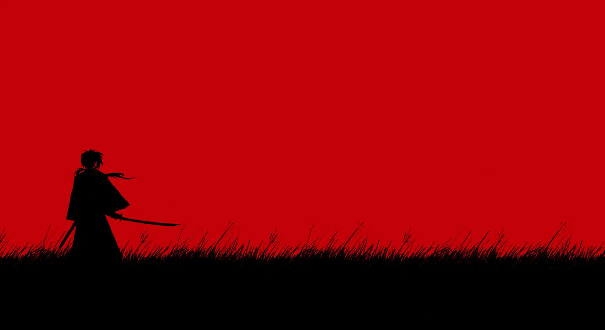Samurai roșu pentru gaming Fundal