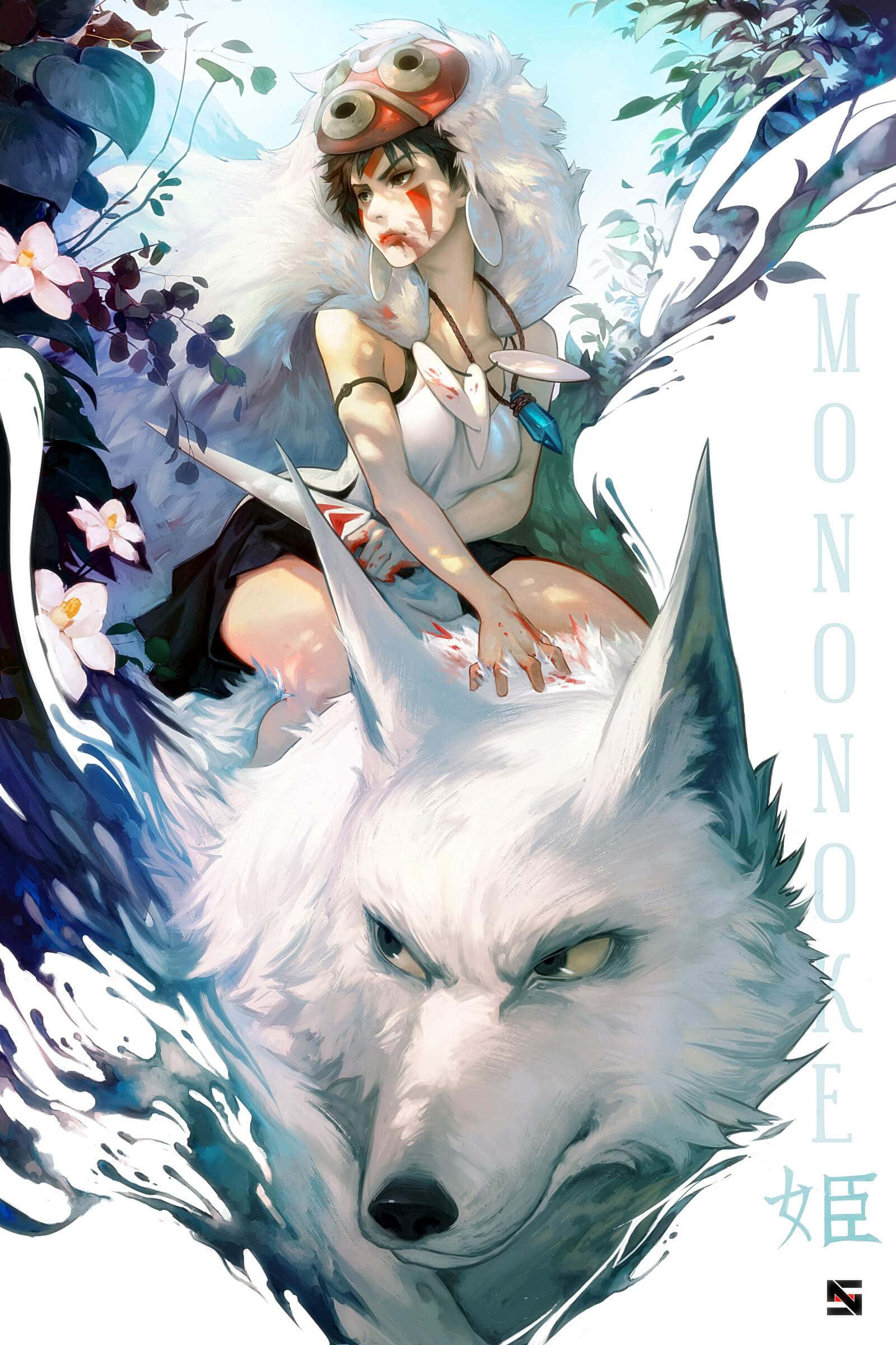 San from Princess Mononoke Fundal