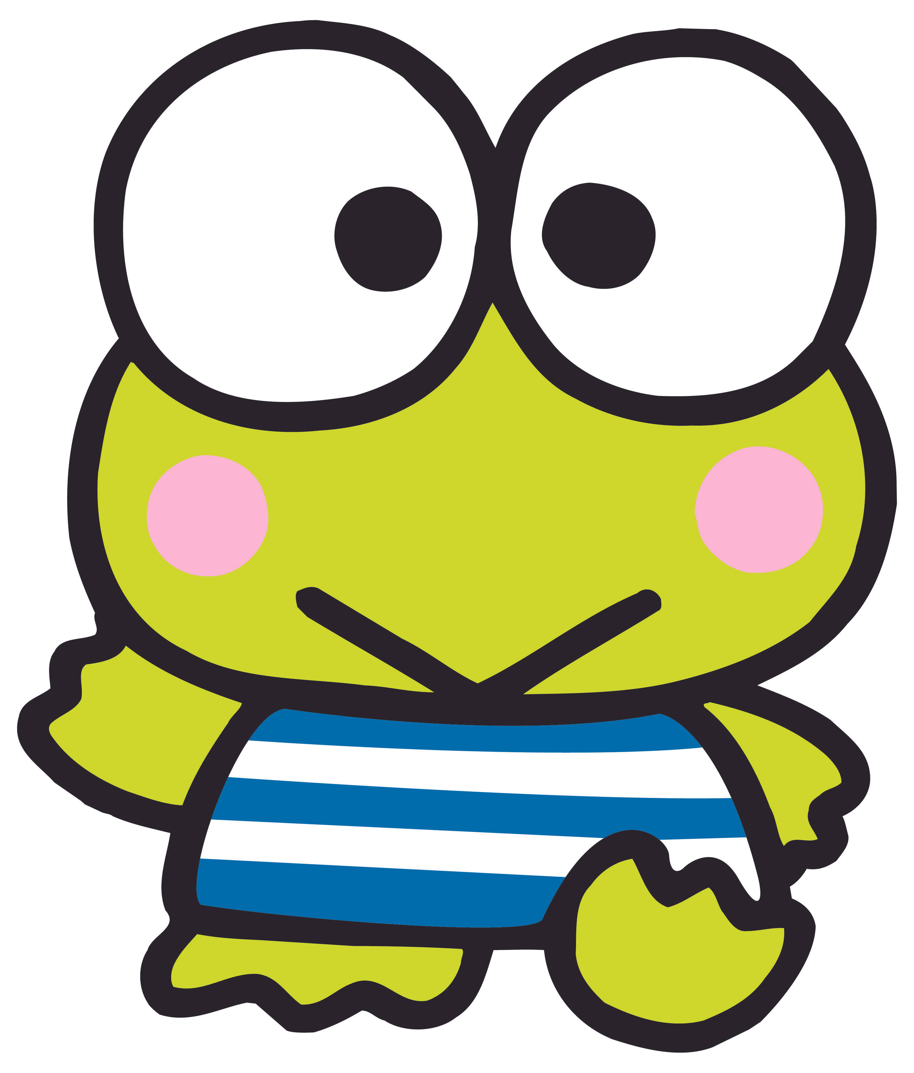 Sanrio Keroppi Broscuța Fundal