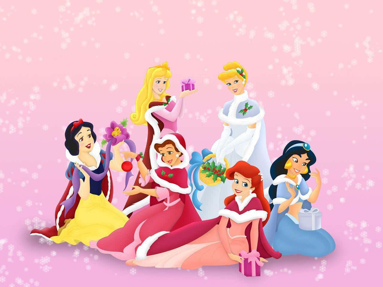 Sărbătorește Crăciunul cu Mickey și Minnie din Minunata Lume a Disney! Fundal