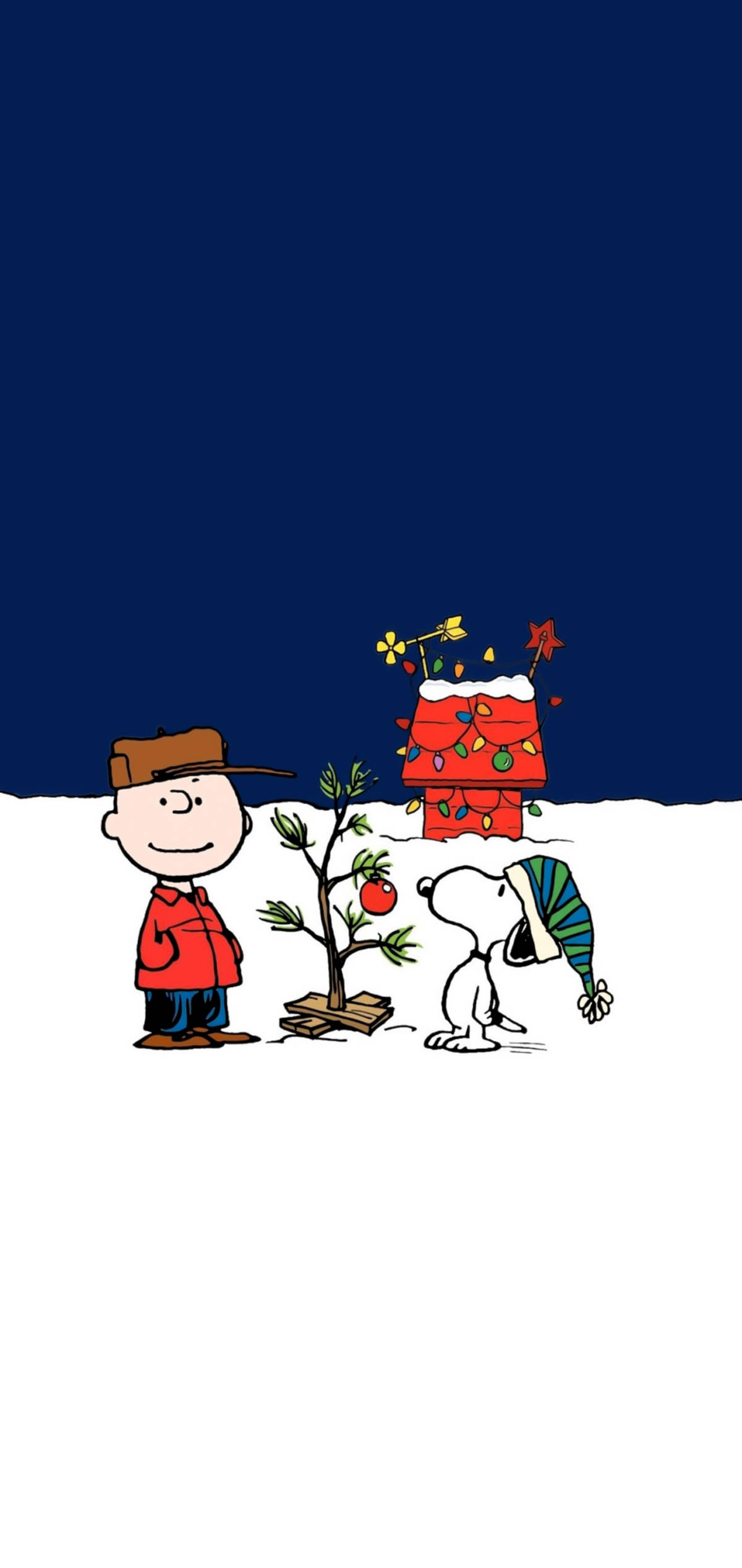 Sărbătorește sezonul festiv cu Snoopy Fundal
