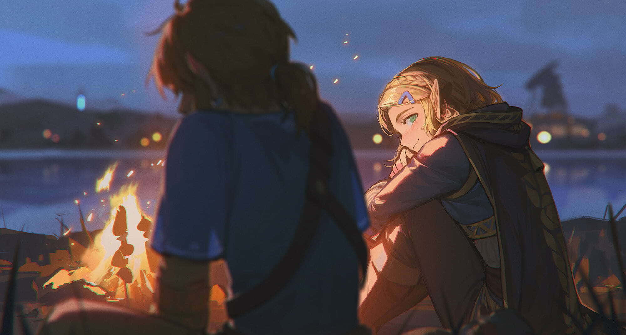 Sari într-o aventură în lumea Zelda Fundal