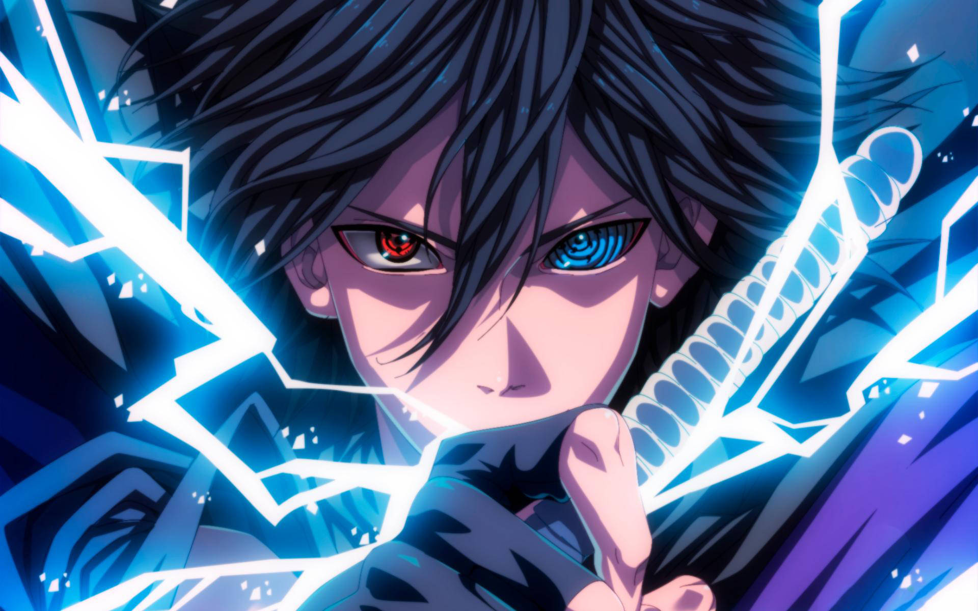 Sasuke Cool și Puterea Pură Fundal