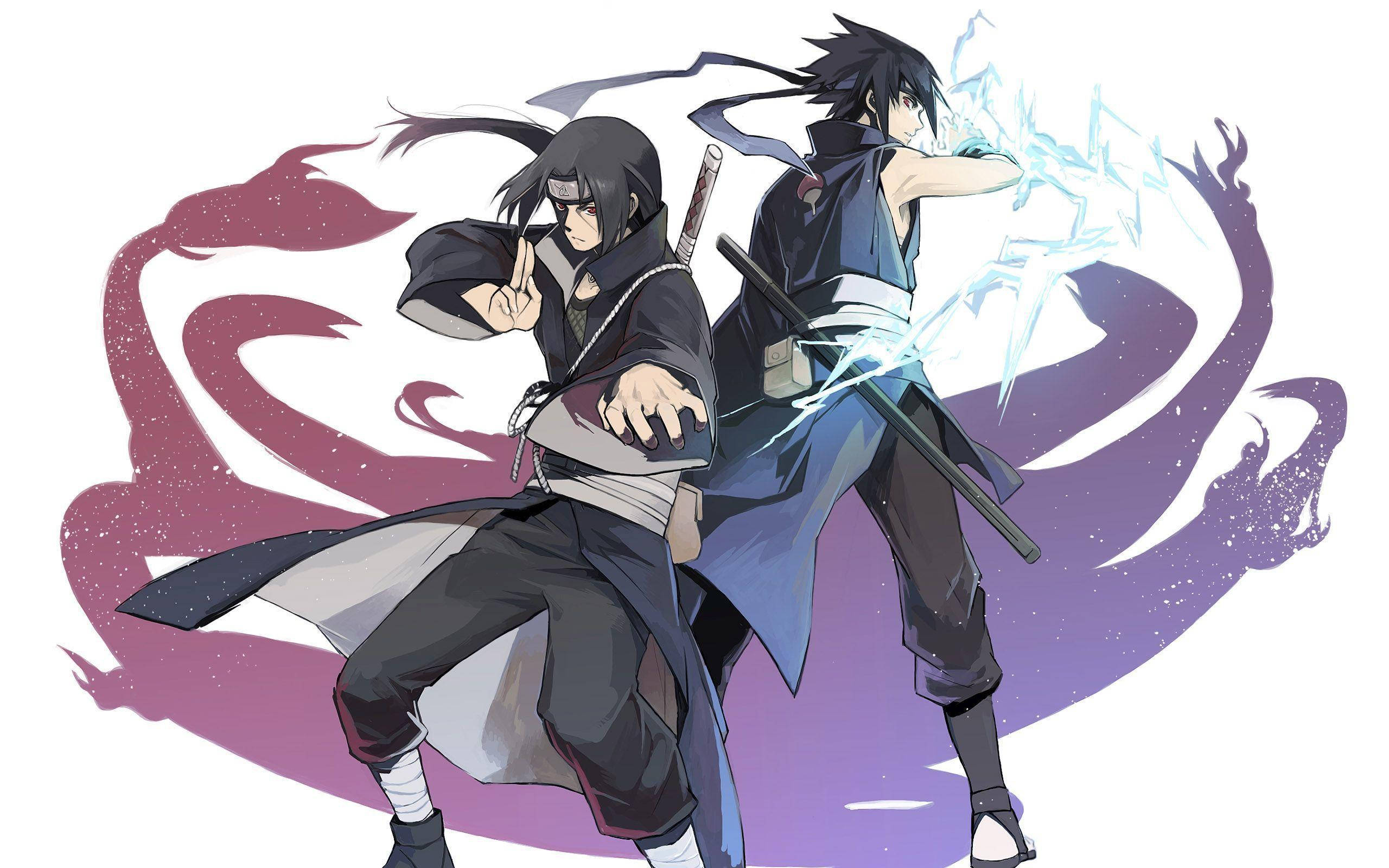 Sasuke Dezlănțuie Chidori Fundal