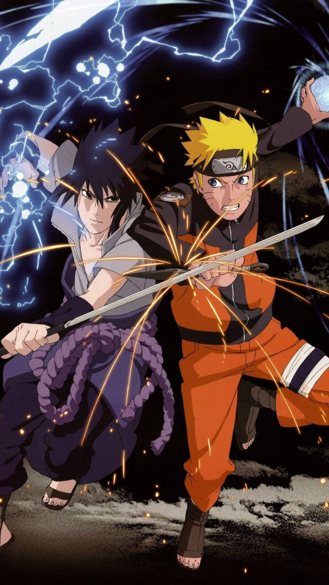 Sasuke Naruto iPhone în luptă Fundal