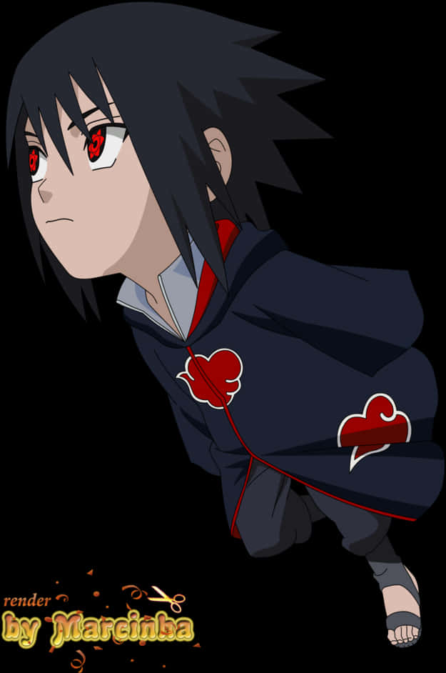 Sasuke Uchiha în Poziția Sharinganului Fundal