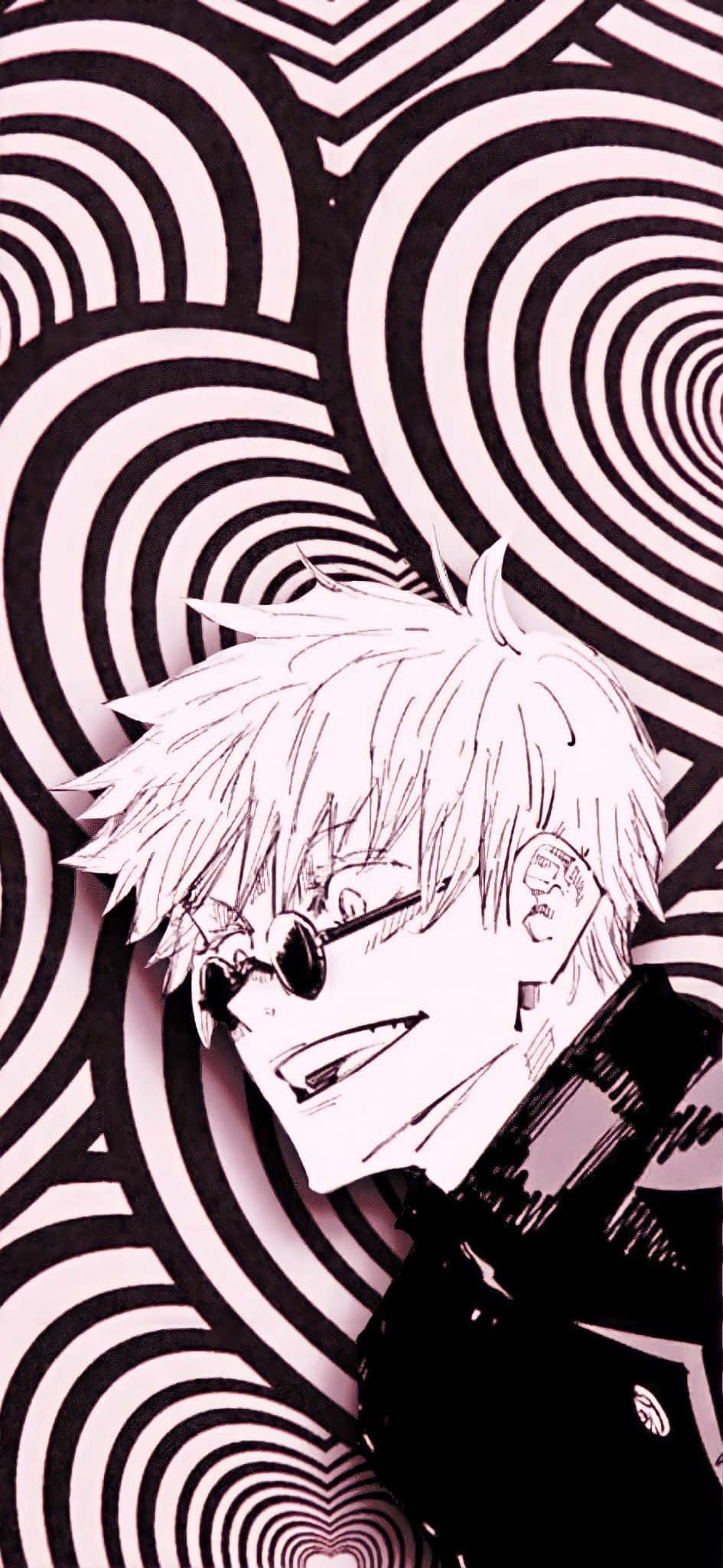 Satoru Gojo Goth Anime Fundal