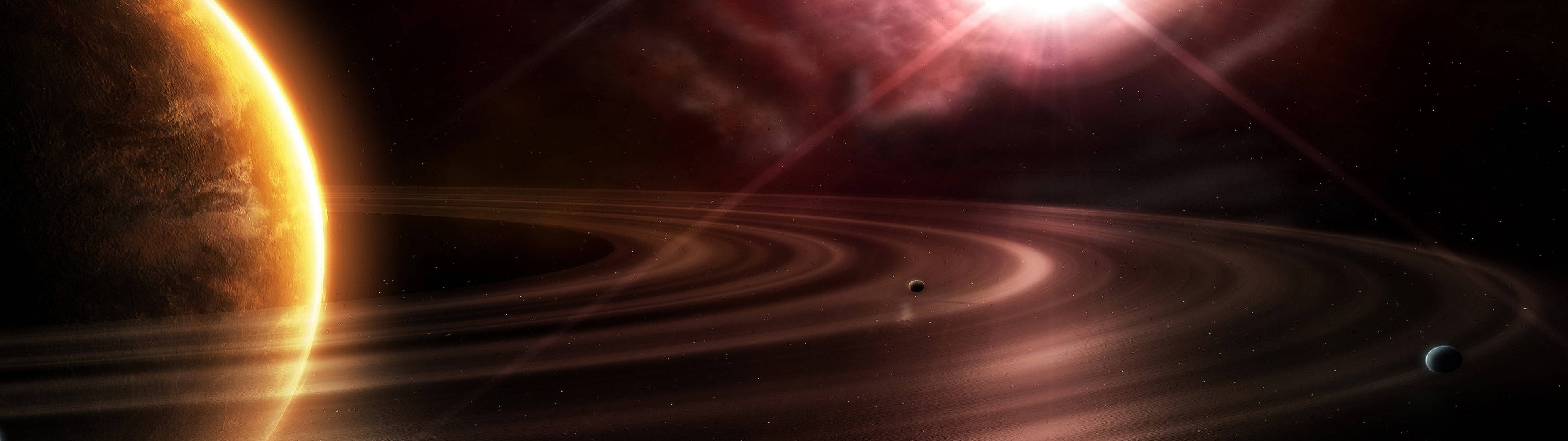 Saturn uriaș 4K