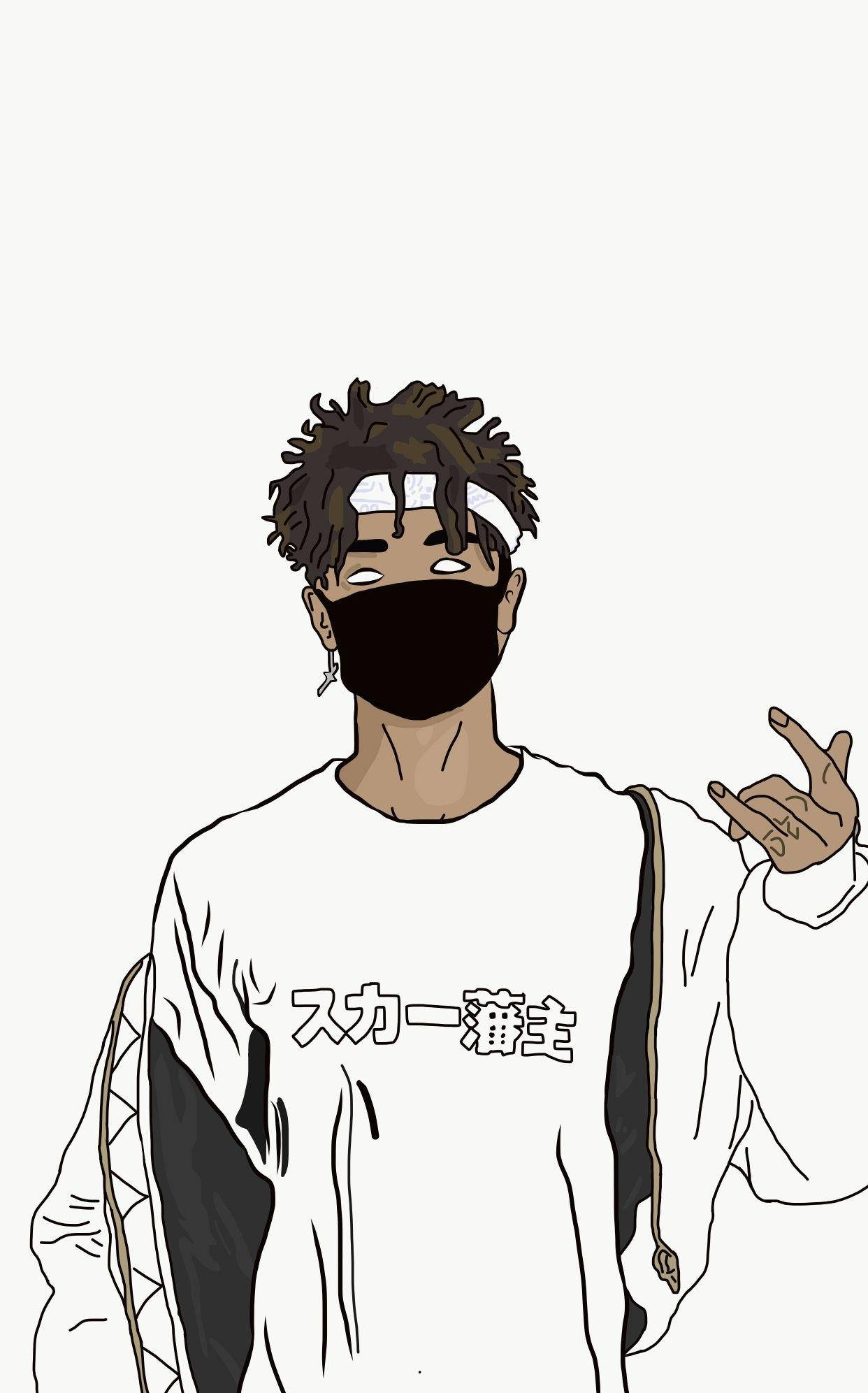 Scarlxrd Estetică Albă Fundal