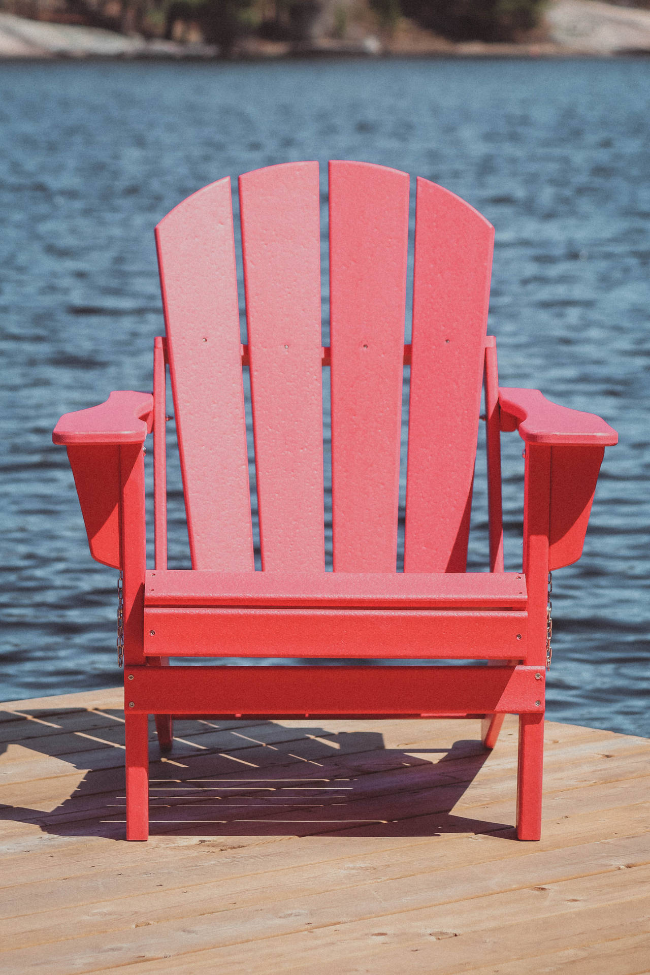 Scaun Adirondack Estetică Cottagecore Fundal