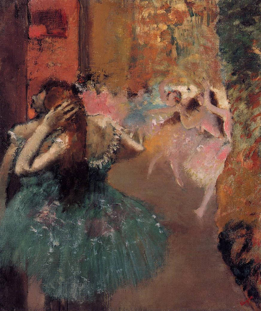 Scenă de Balet Edgar Degas Fundal