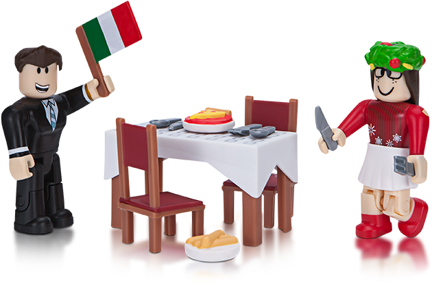 Scenă de cină italiană în Roblox Fundal