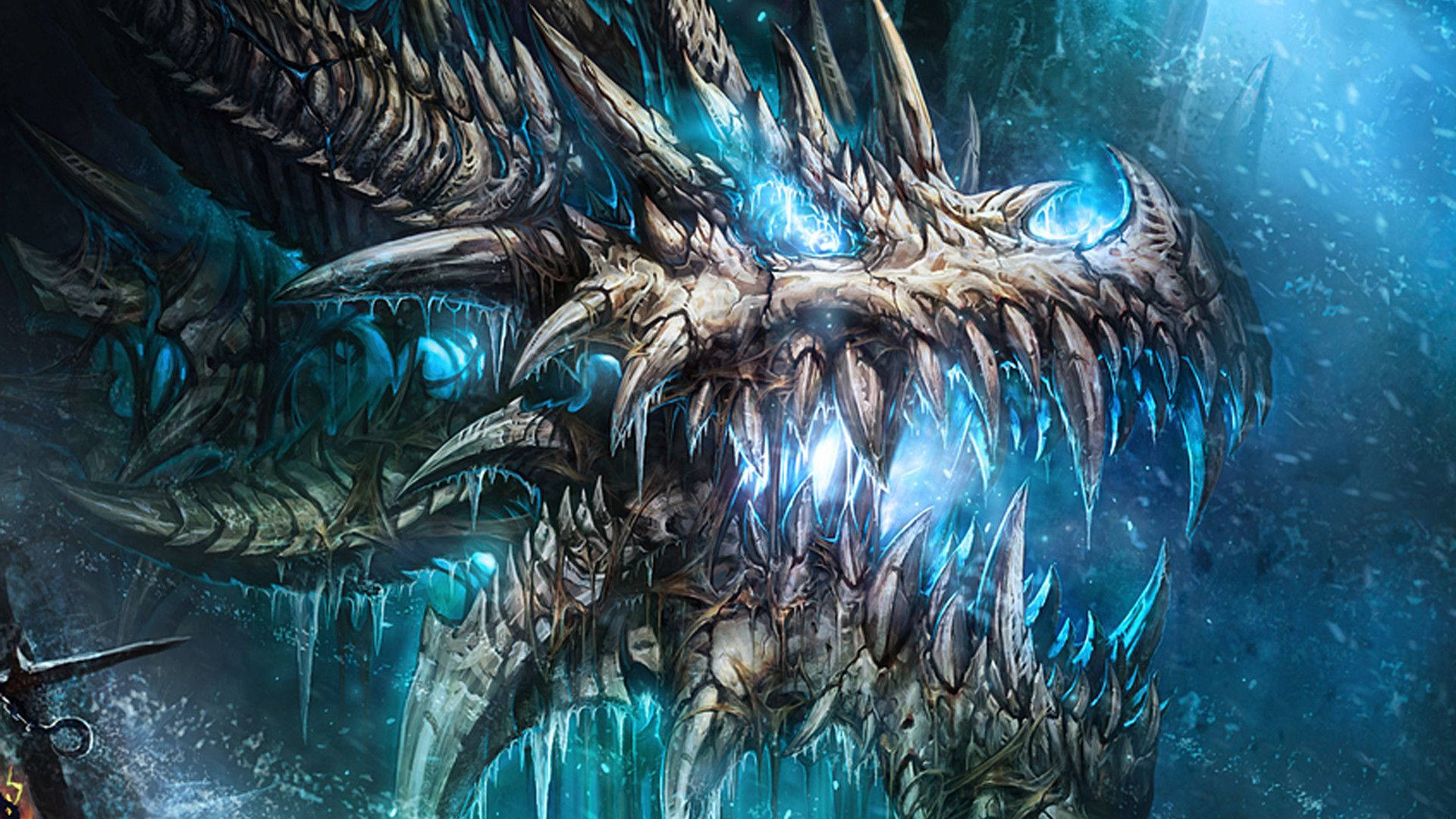 Schelet de Dragon Japonez PC Fundal