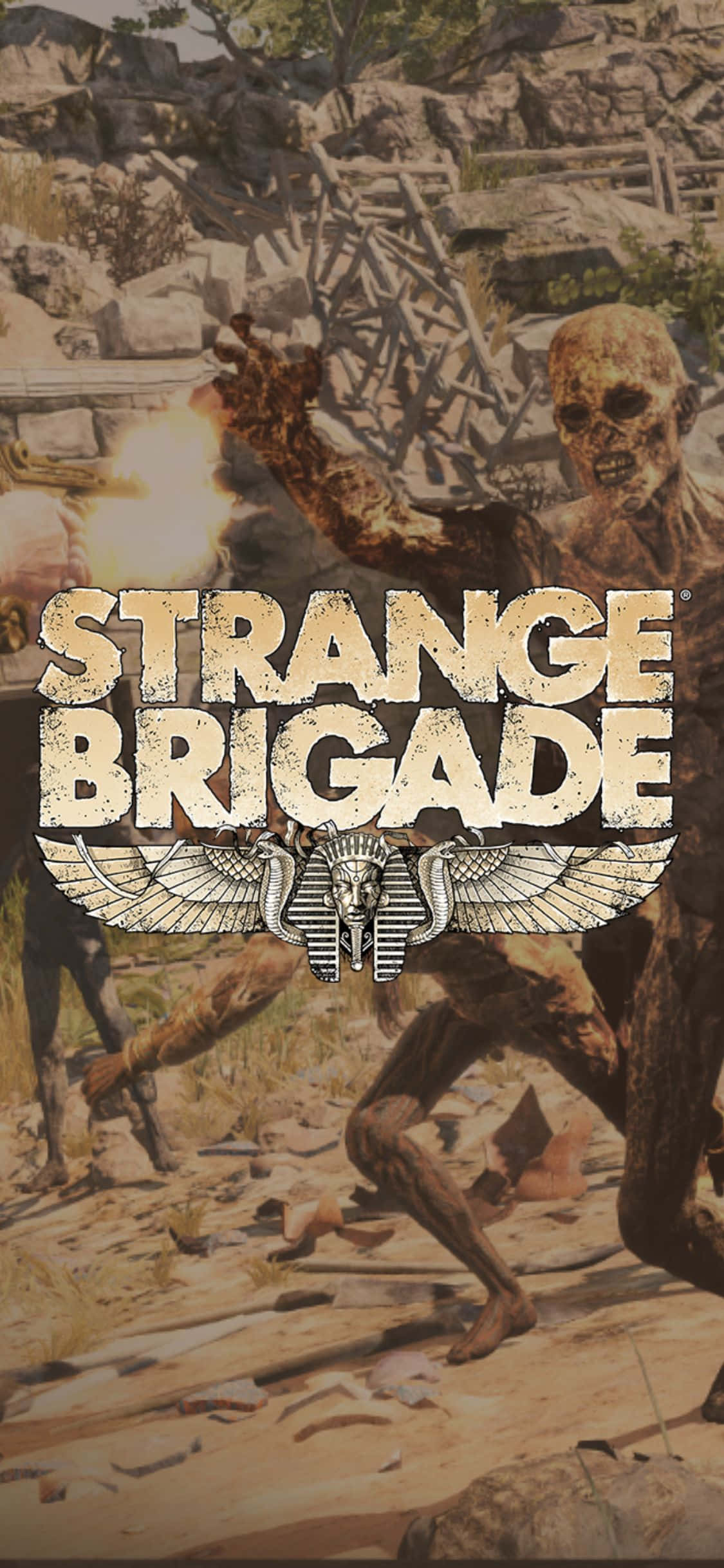 Scheleti Zombie Alergând Fundal iPhone X Strange Brigade Fundal