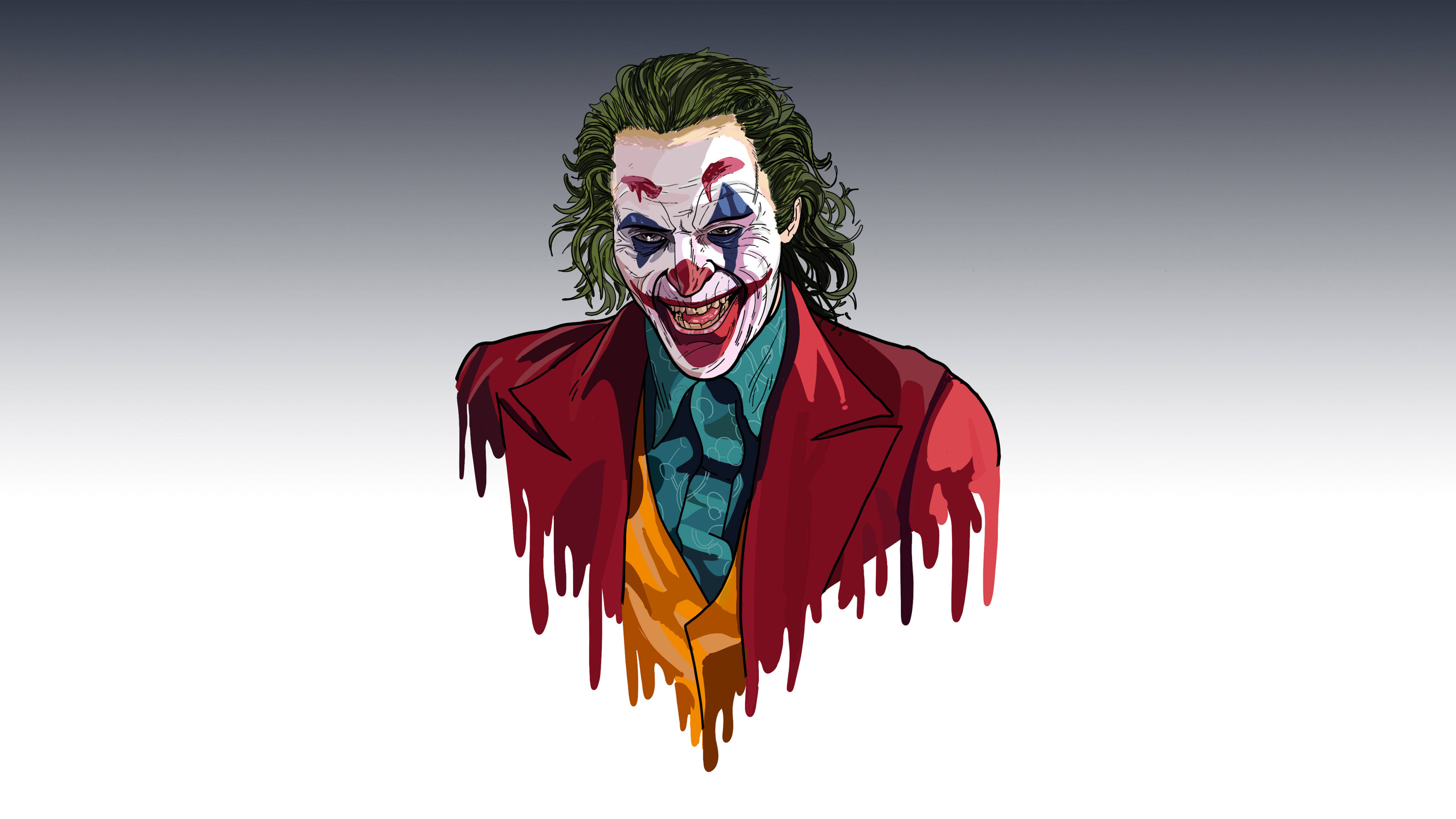 Schiță Bust Joker 2019 Fundal