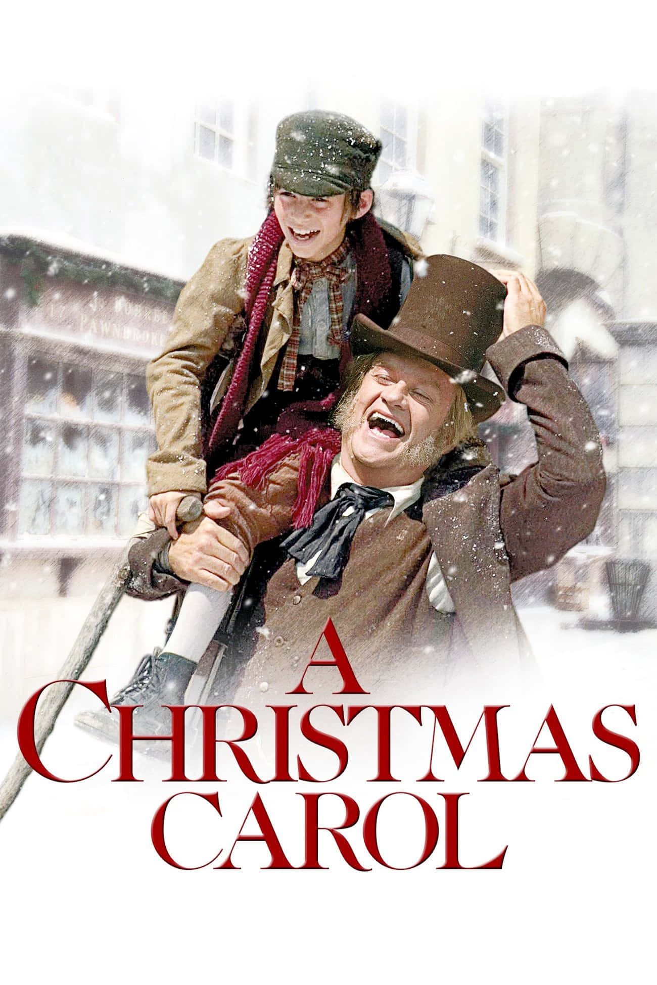 Scrooge are o schimbare la suflet în Colind de Crăciun de Charles Dickens Fundal