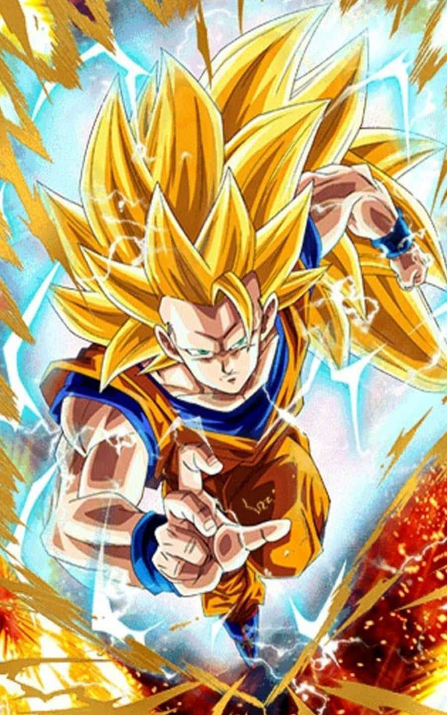 Scufundă-te în puterea Super Saiyan Fundal