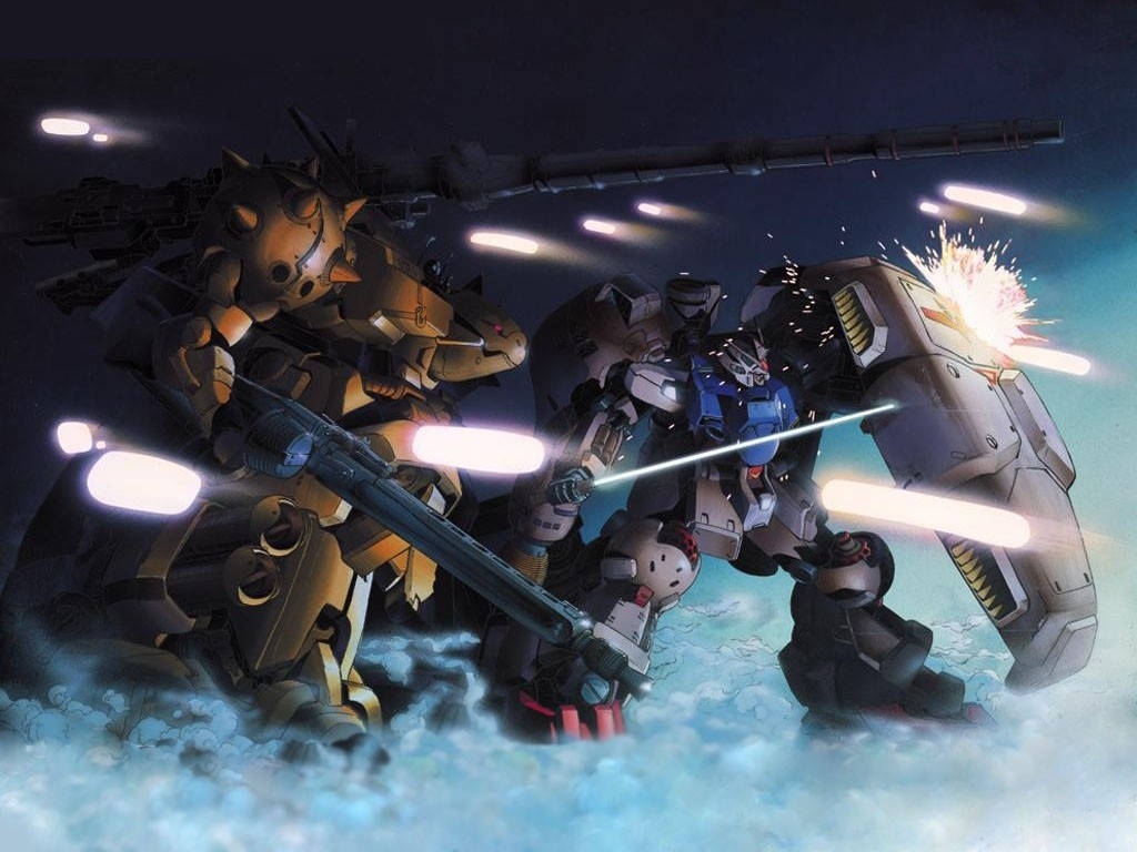 Scut și Atac în Mobile Suit Gundam Fundal