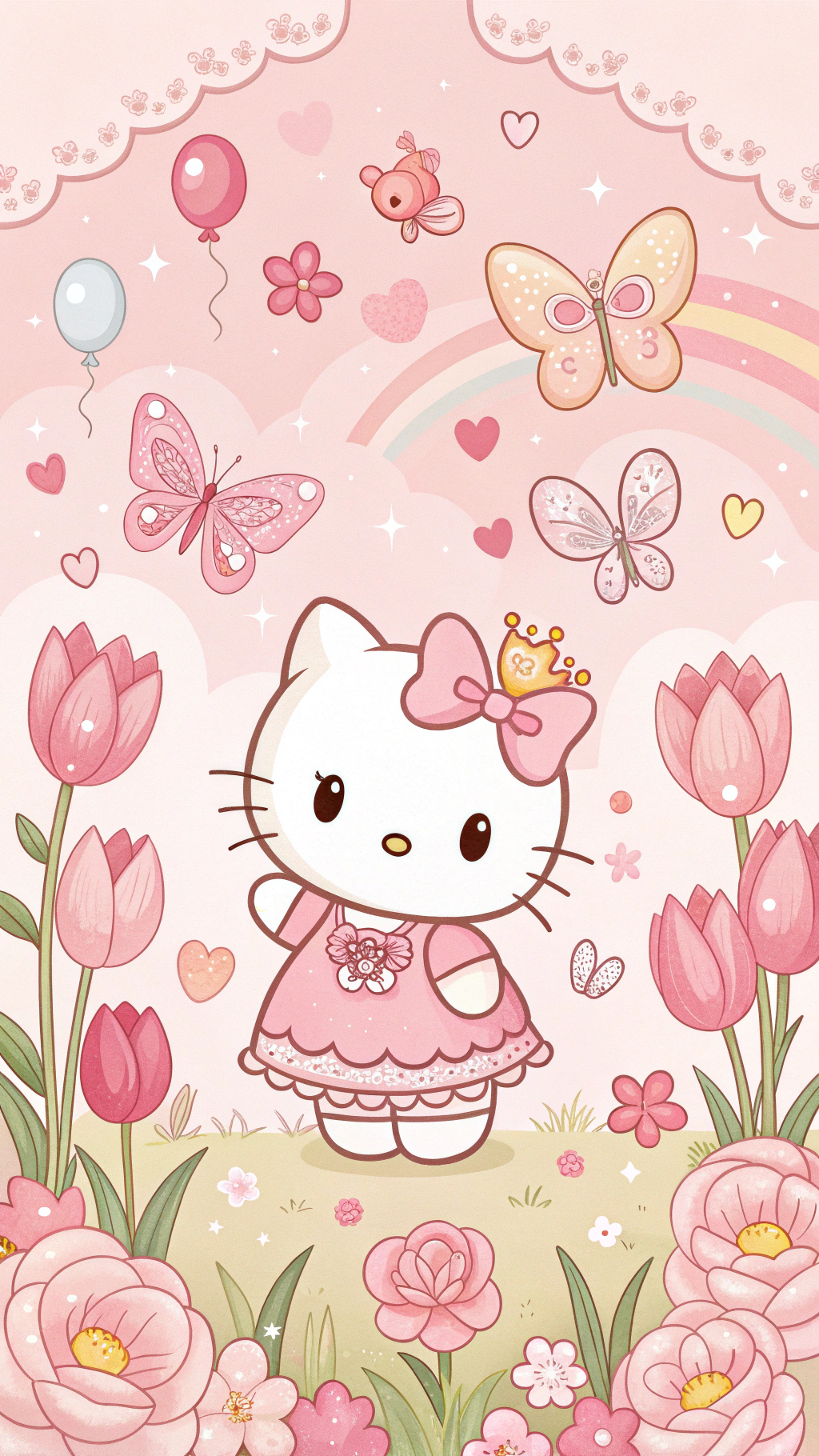 Secretele Grădinii Magice a lui Hello Kitty Dezvăluite Fundal
