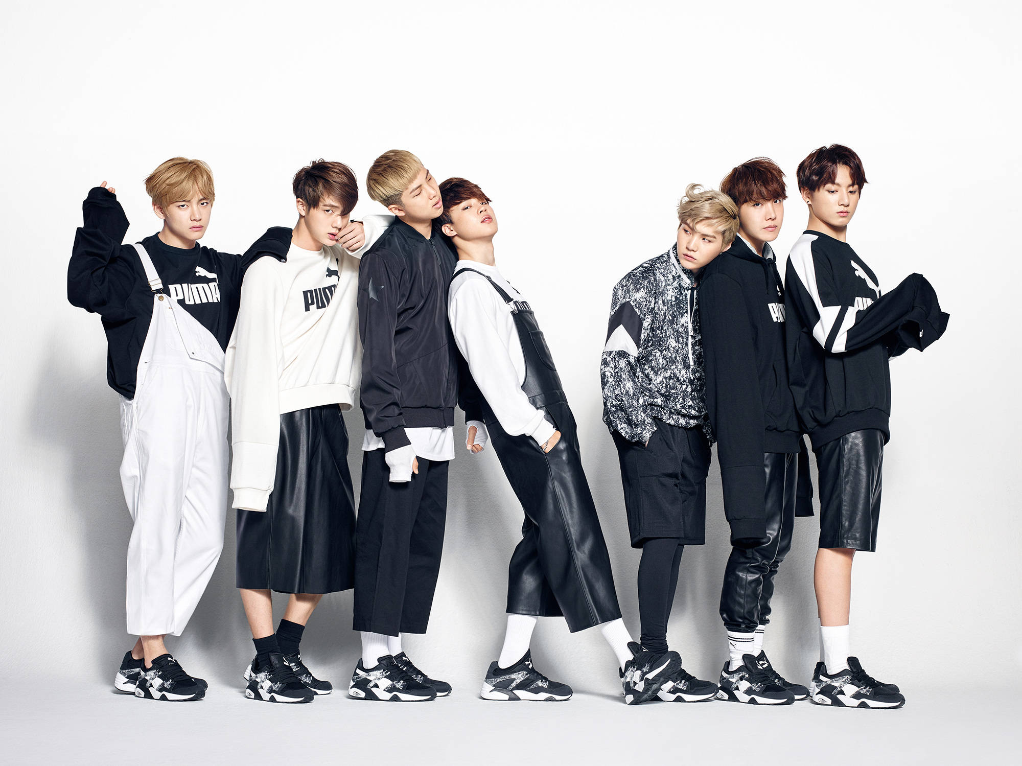 Ședință Foto Estetică BTS Puma Fundal