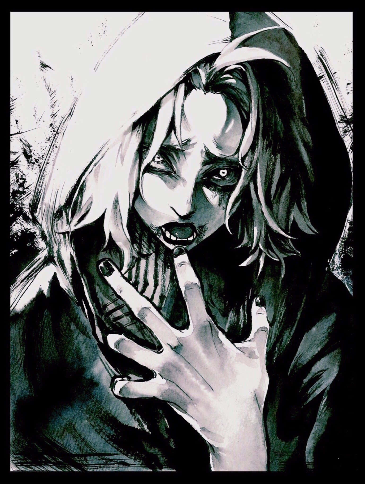 Seidou Takizawa - Personaj Tokyo Ghoul în Poziție de Acțiune Fundal