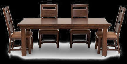 Set de masă modern din lemn pe fundal negru.JPG Fundal