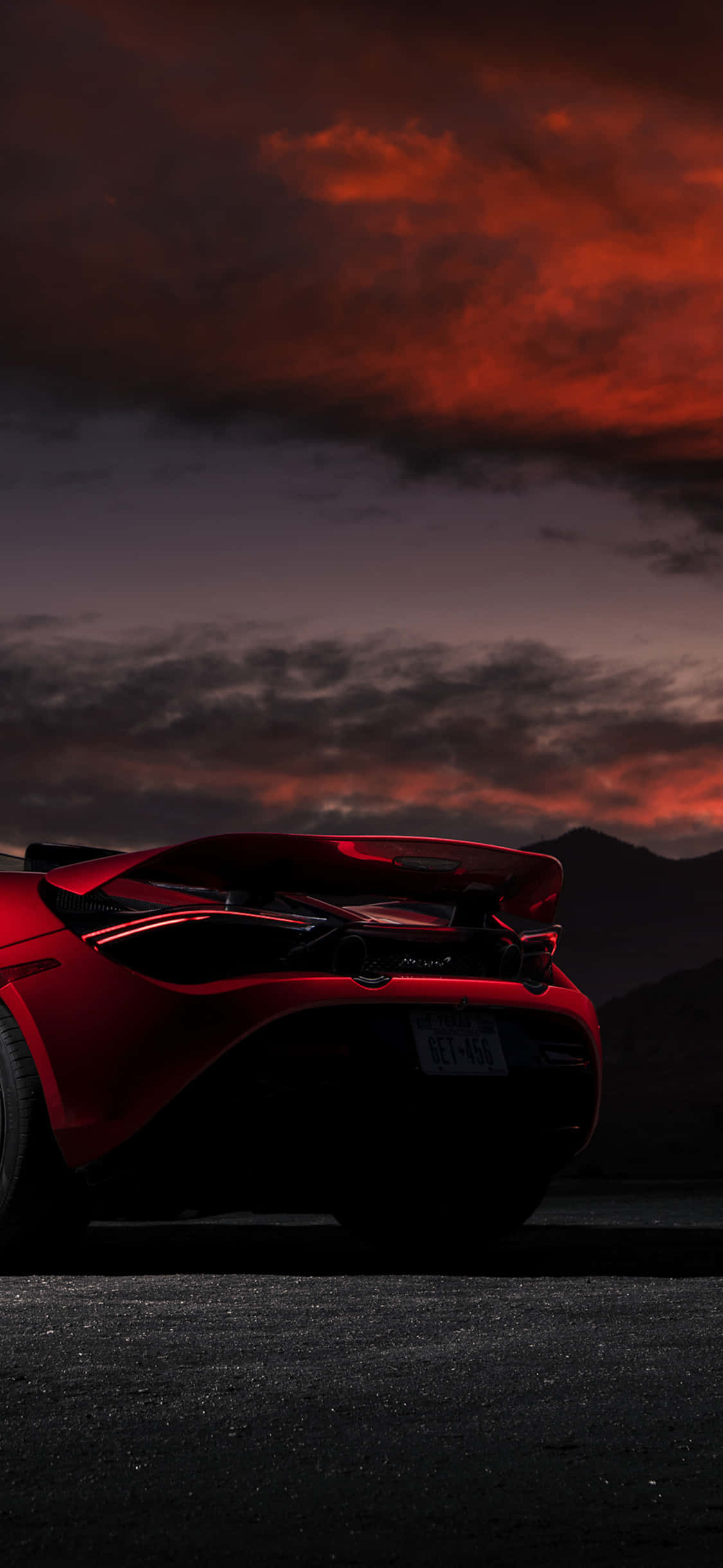 Setat pentru viteză și stil, iPhone Xs McLaren 720s Fundal