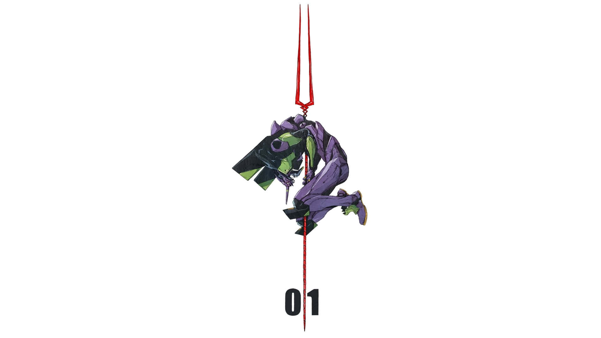 Seto Kaiba absorbit în EVA Unit 01 din Neon Genesis Evangelion Fundal