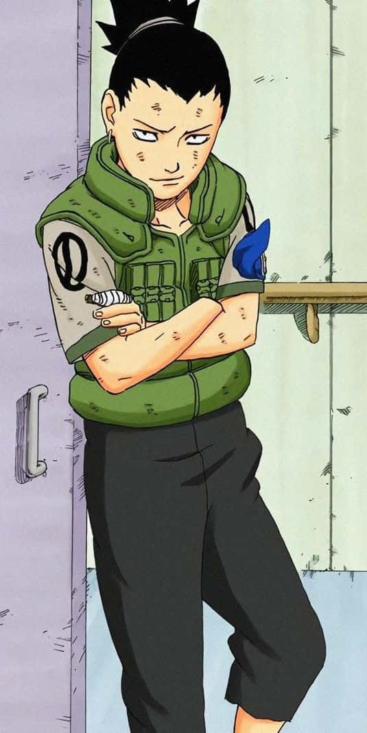 Shikamaru Desen Digital Estetic Fundal