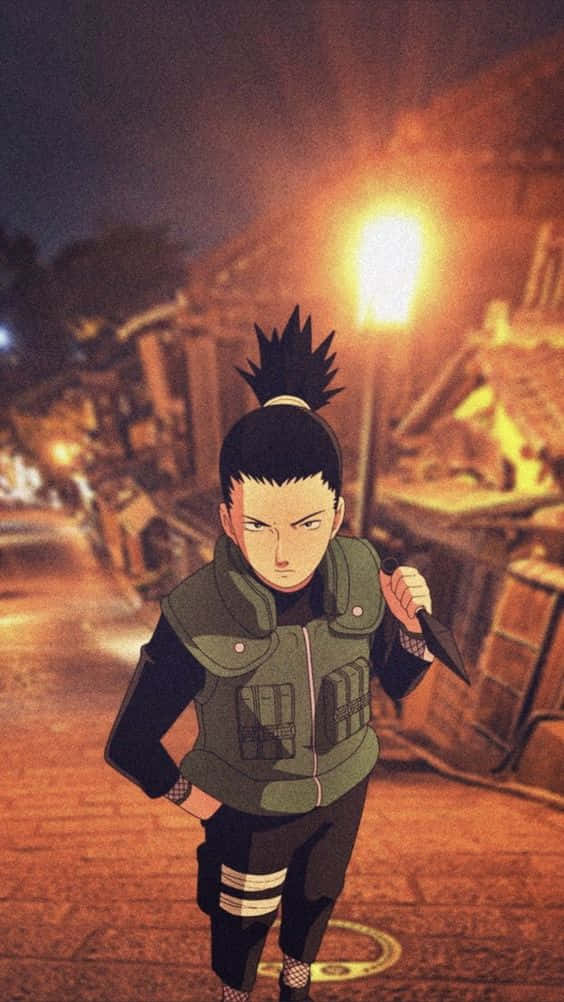 Shikamaru și estetica armurii sale cu plasă Fundal