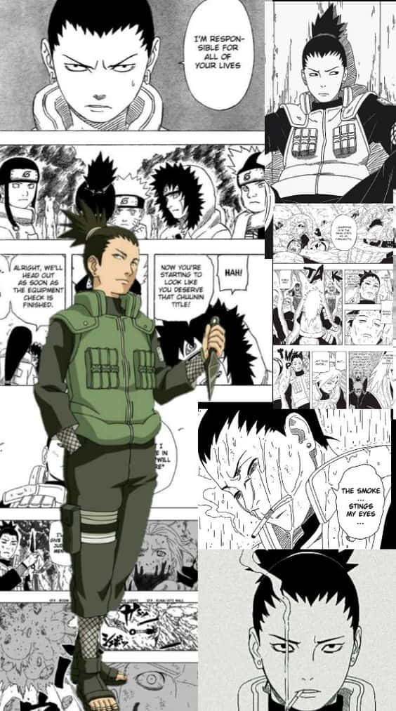 Shikamaru Stunt Art Estetic Fundal