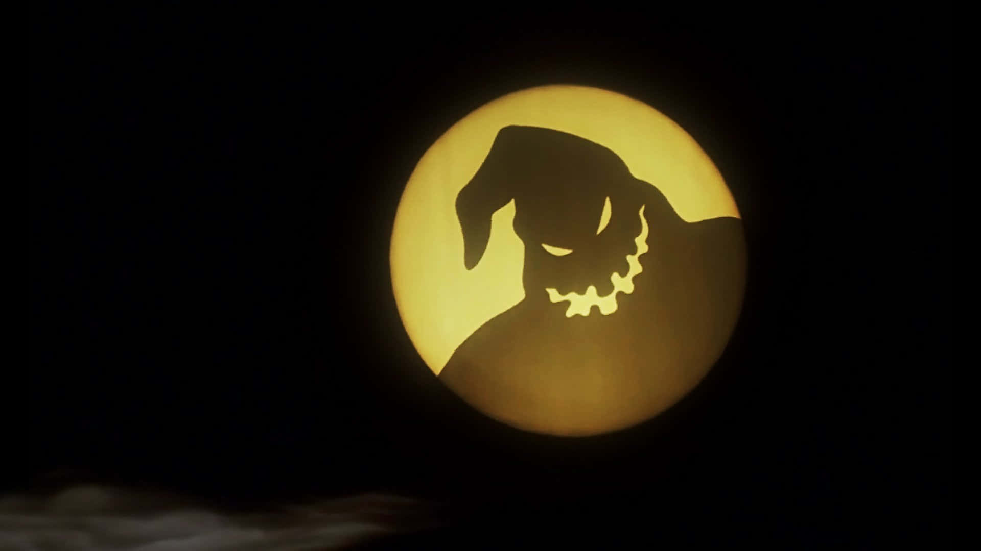 Siluetă Oogie Boogie Fundal