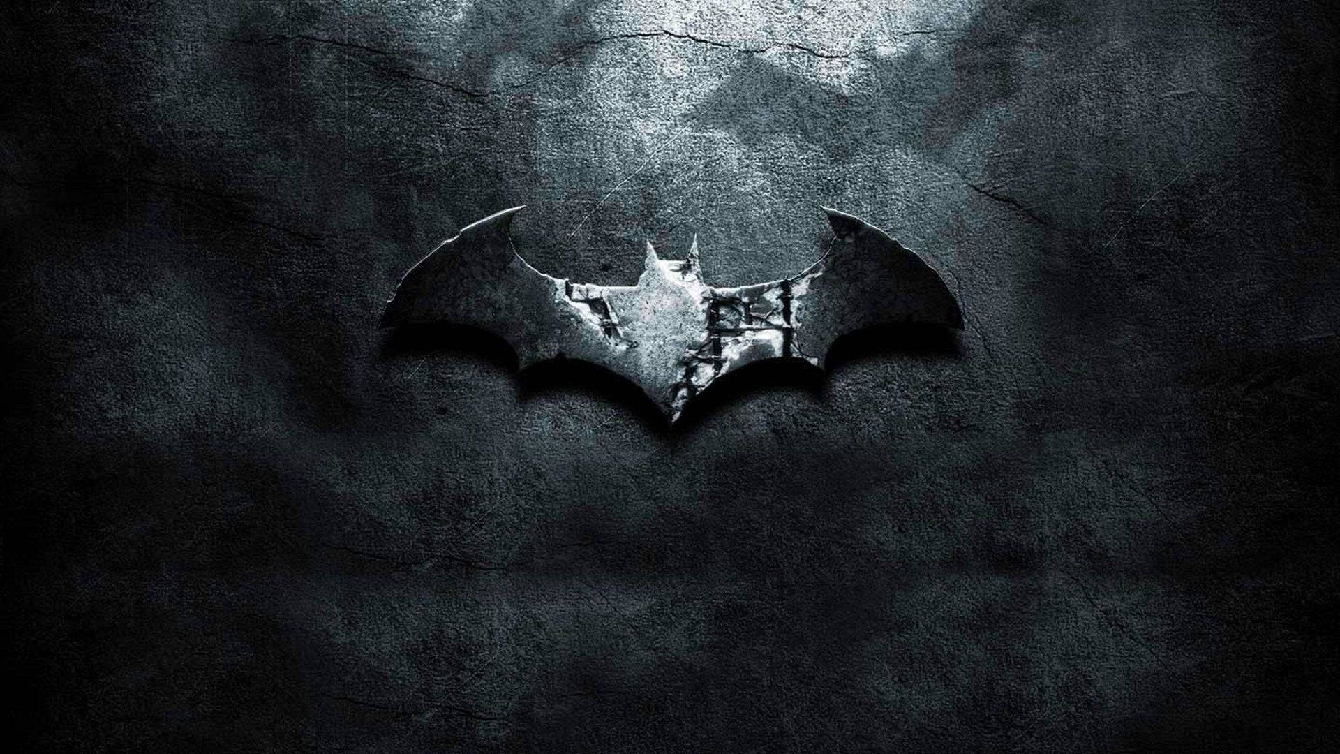 Simbol Batman Piatră Dură Fundal