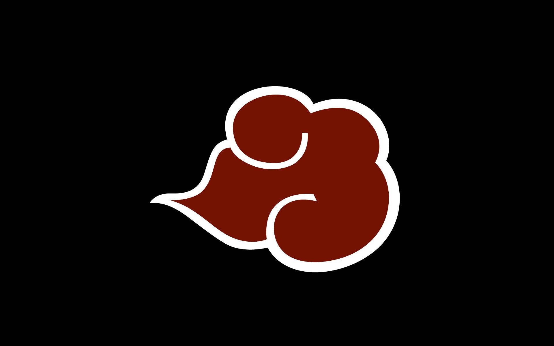 Simbol Naruto Contur de Nor Alb Fundal