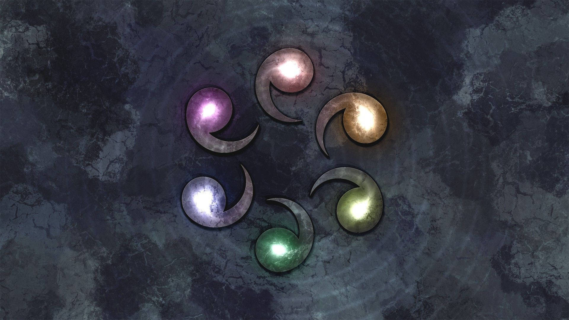 Simbol Naruto Luminos Fundal