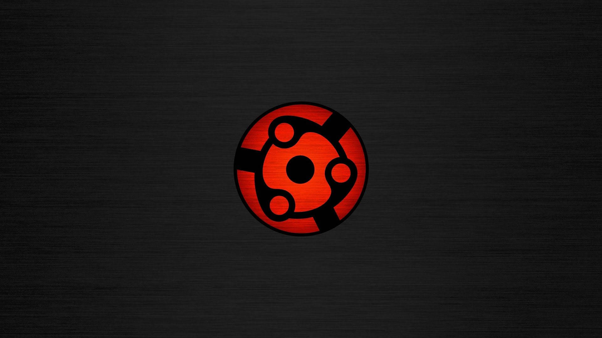 Simbol Naruto Roșu și Negru Fundal
