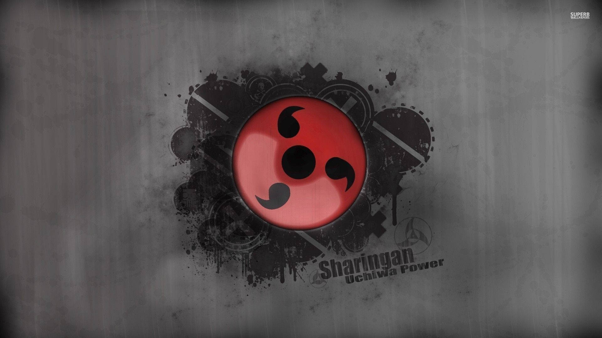 Simbol Naruto Sharingan Fundal