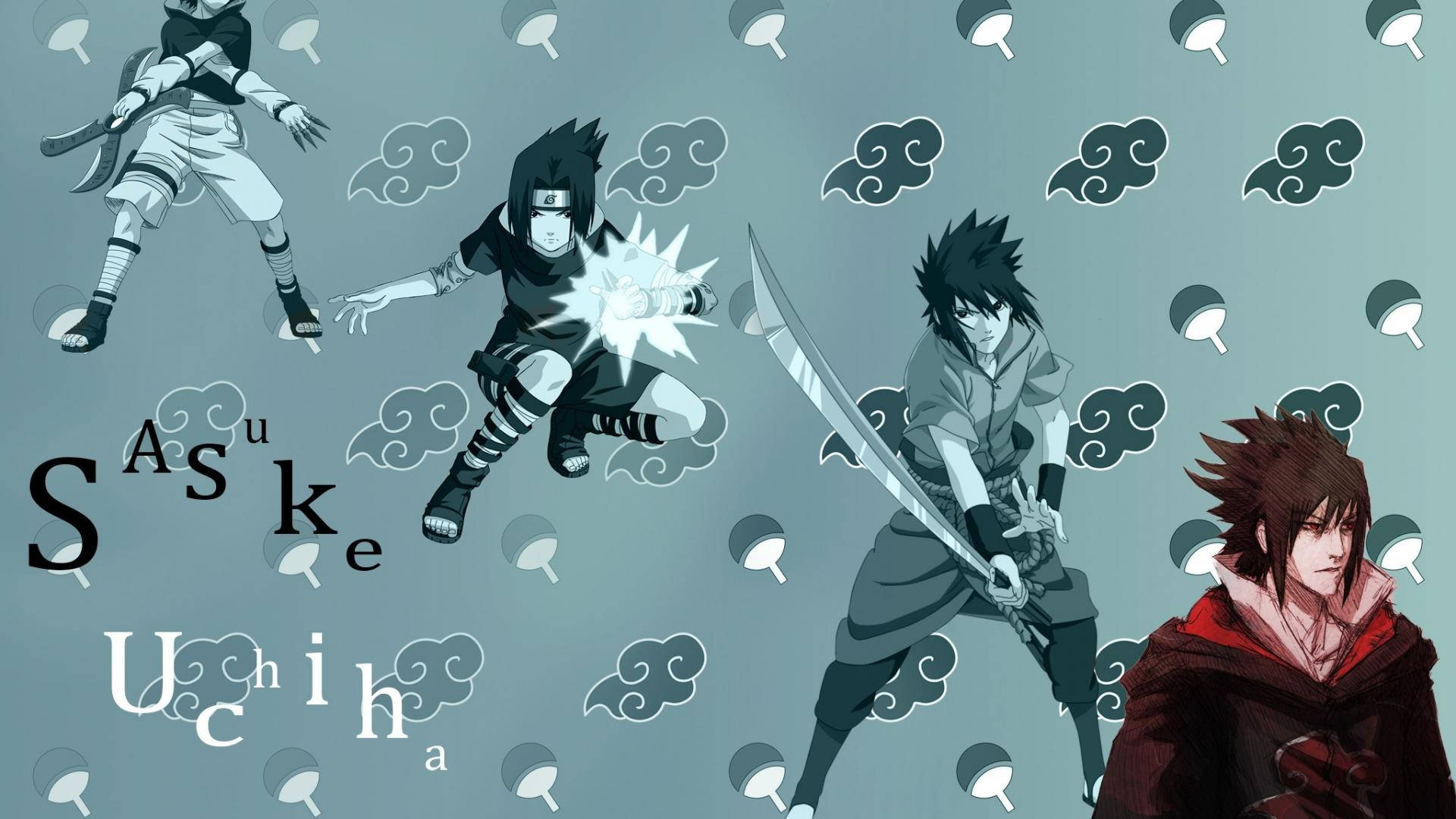 Simbolul Naruto cu Sasuke Fundal