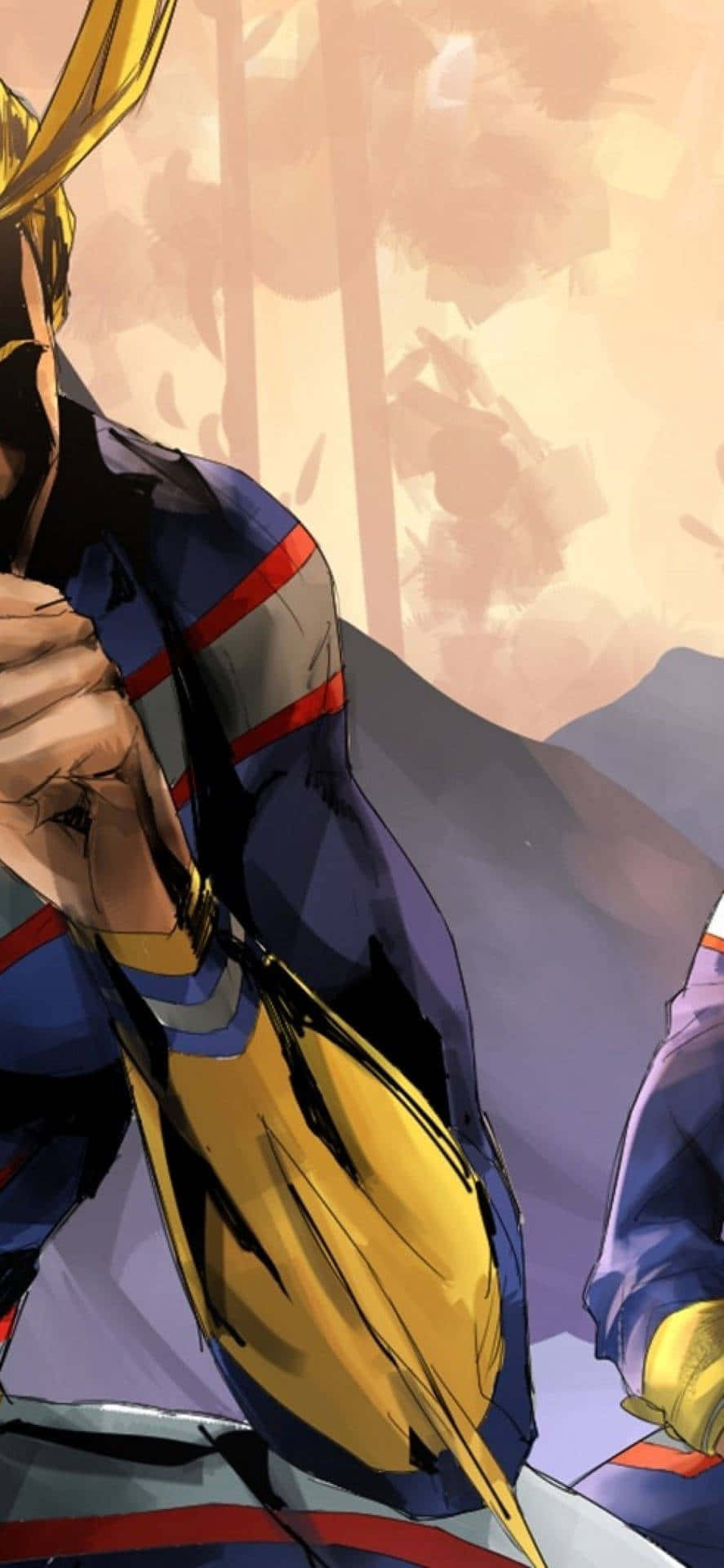 Simbolul Păcii - All Might Fundal