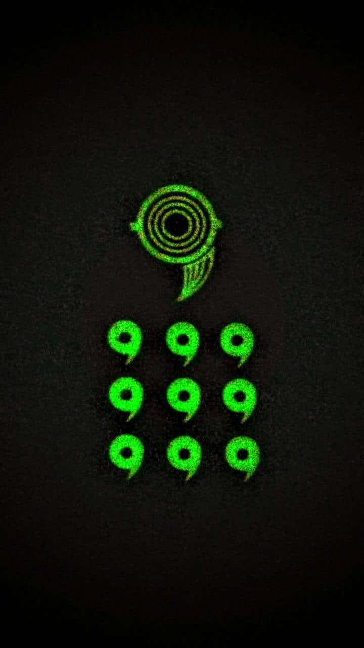 Simbolul verde al celor 6 Căi Naruto Fundal