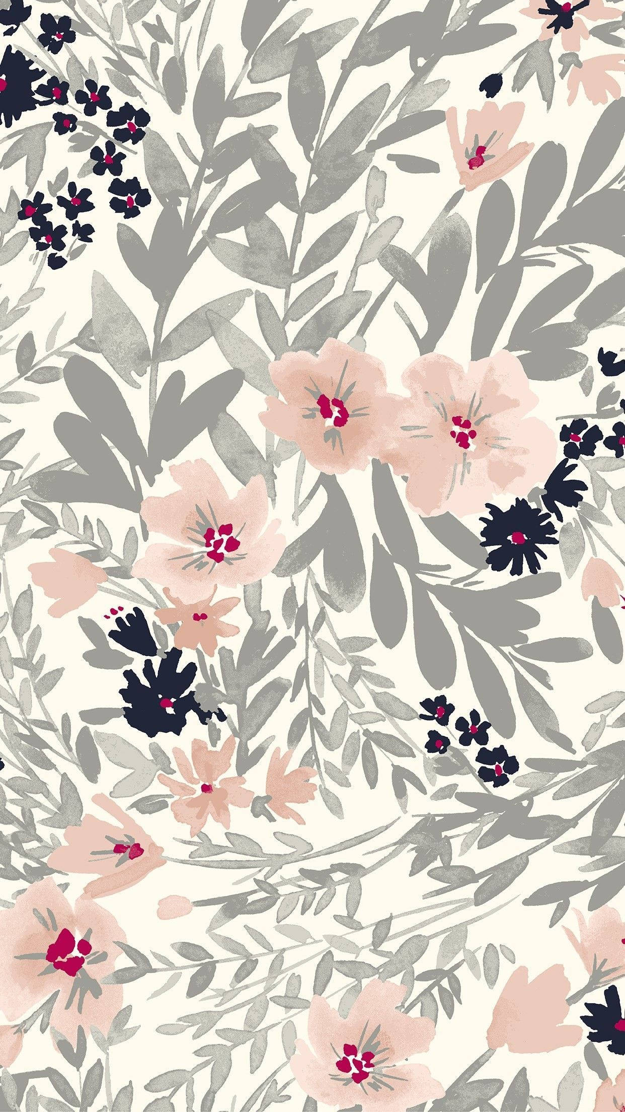 Simplu Boho Floral Fundal