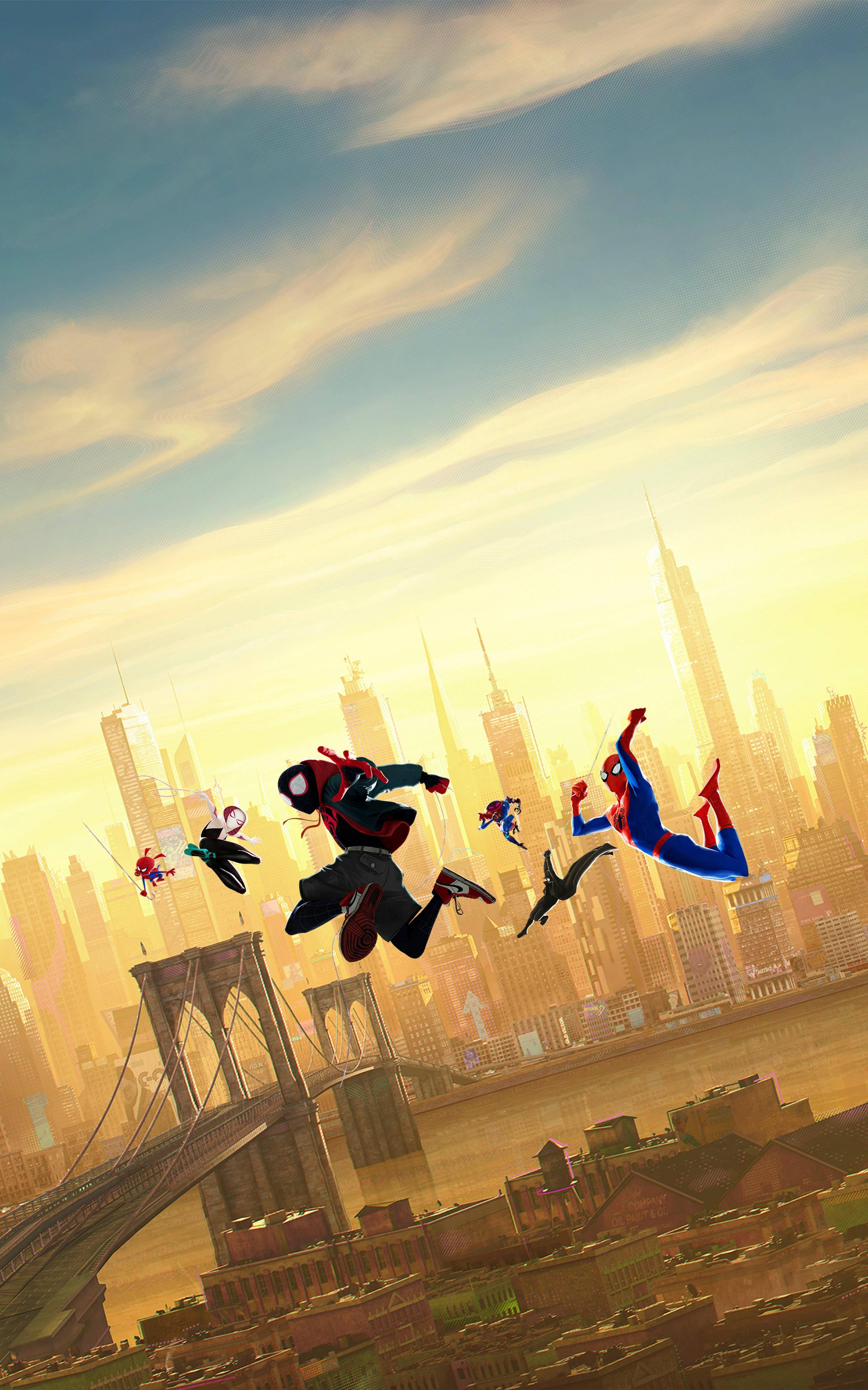 Simțiți puterea Spider Verse! Fundal