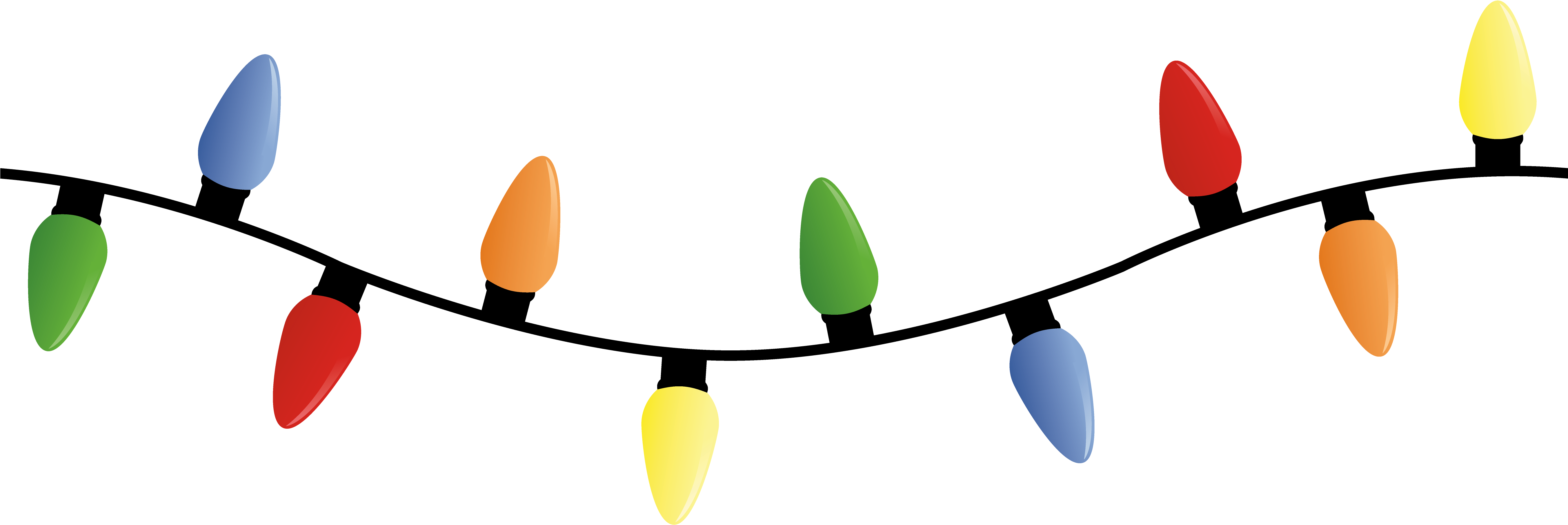 Șir de luminițe de Crăciun colorate Fundal
