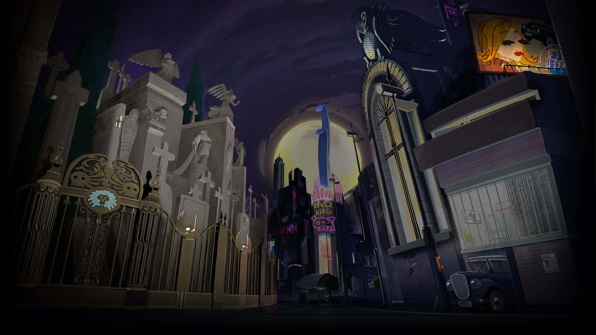 Skullgirls Noul Meridian Fundal