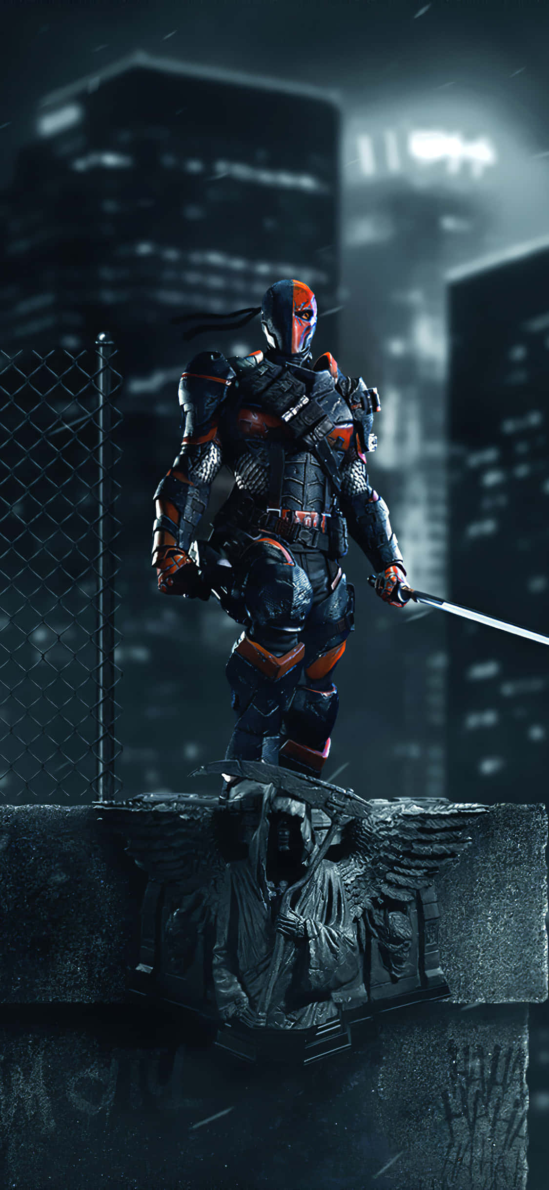Slade Wilson, alias Deathstroke, The Terminator Fundal