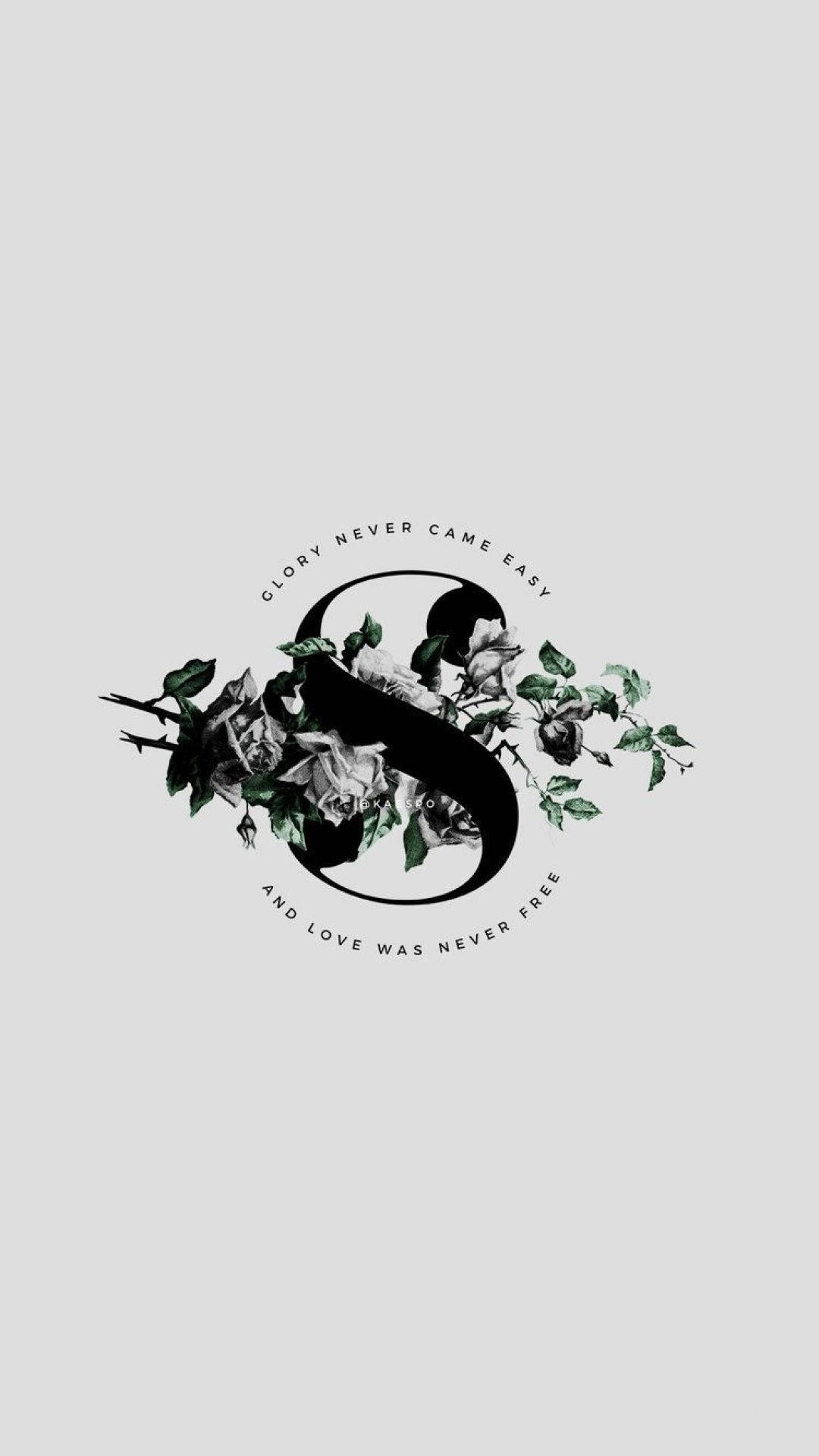 Slytherin Alb Estetic iPhone Fundal