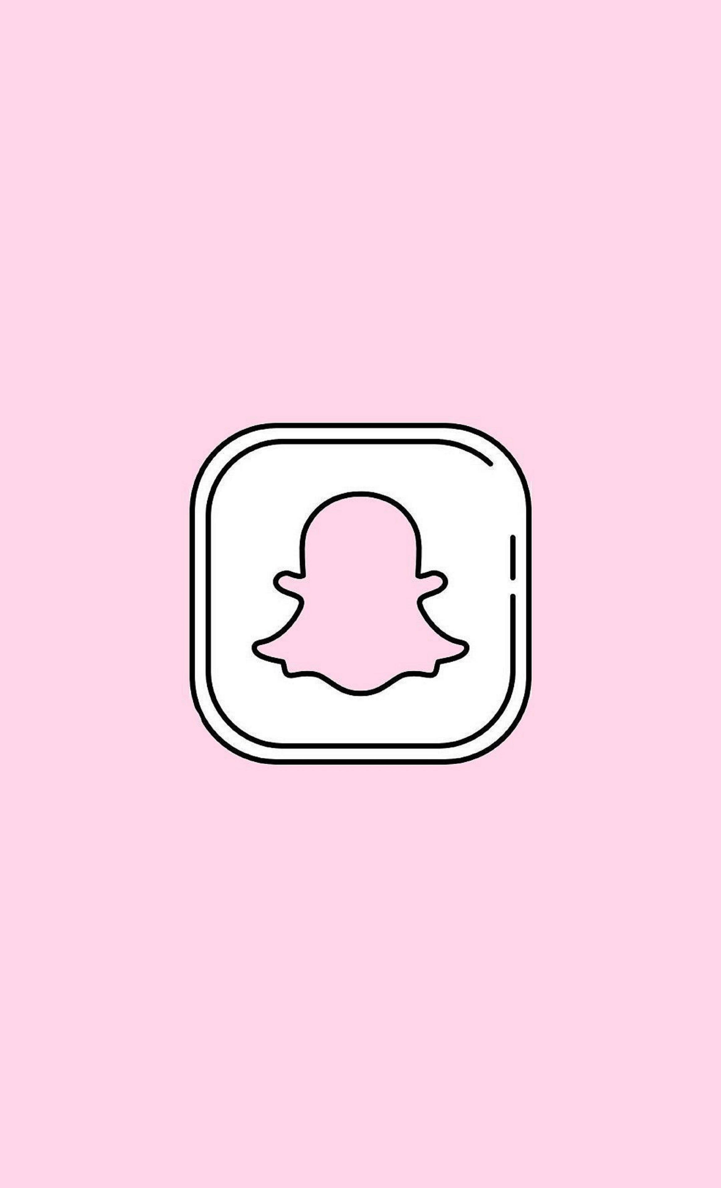 Snapchat Pictogramă Instagram Roz Fundal