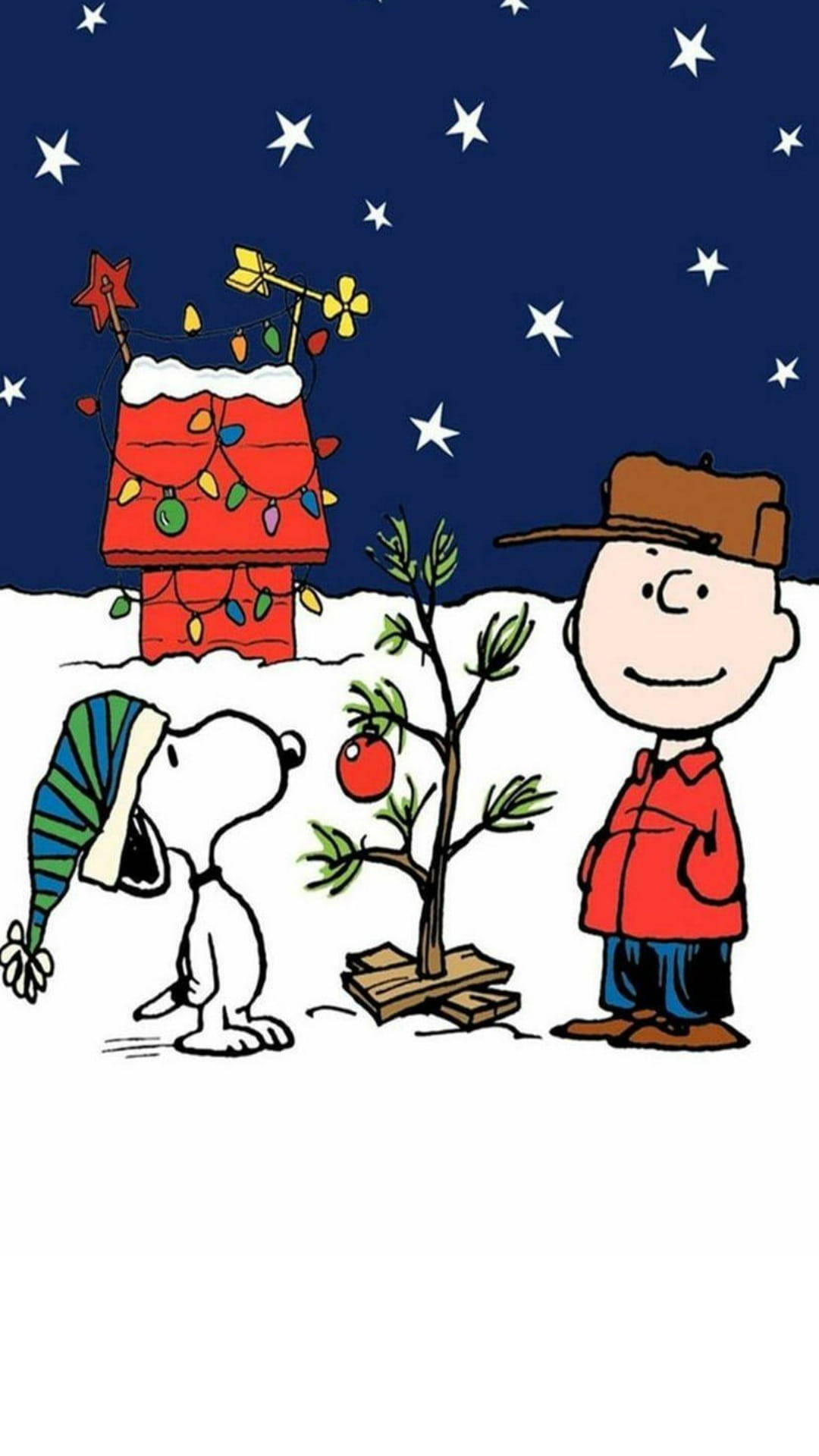 Snoopy în Seara de Crăciun Fundal