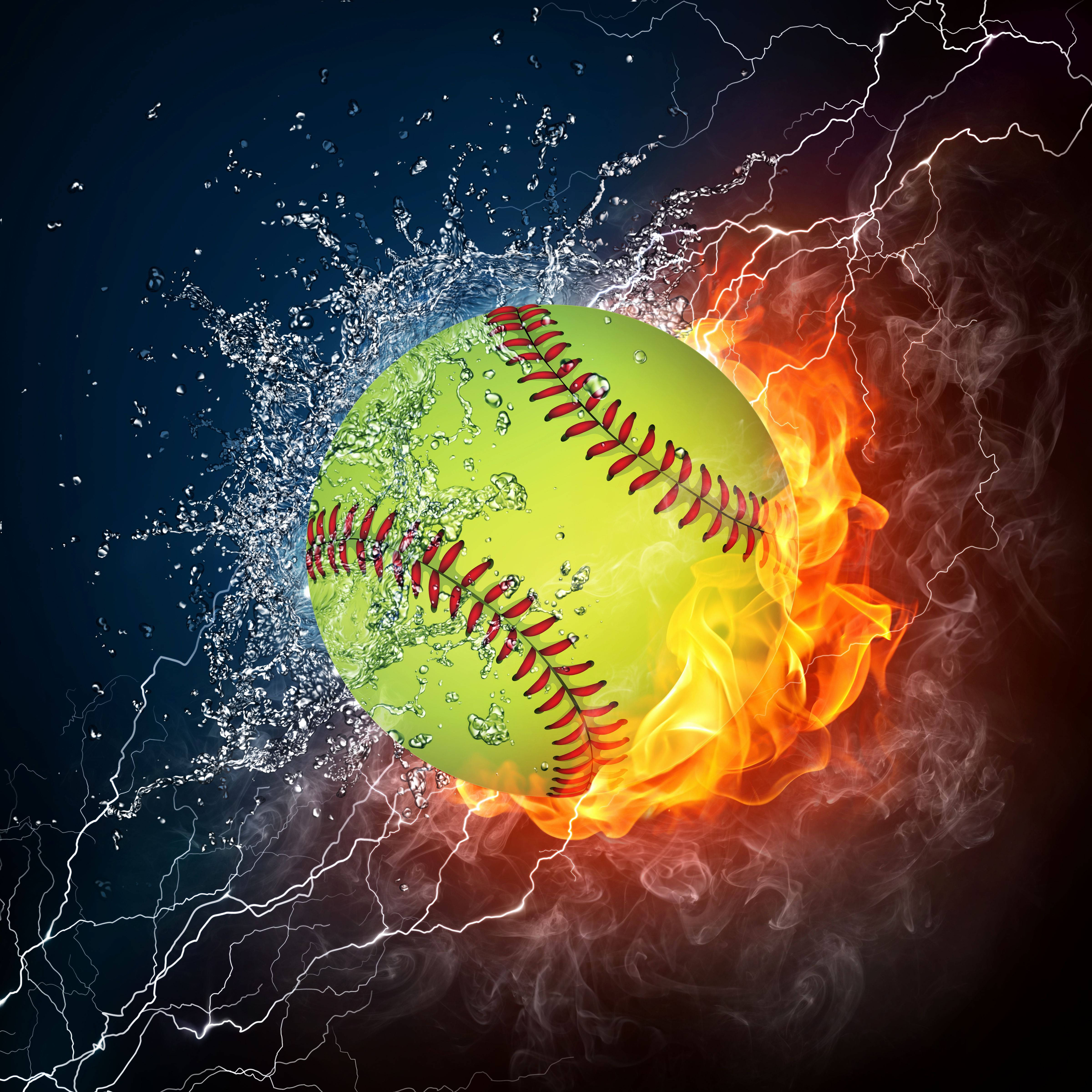 Softball Spectaculos cu Foc și Apă Fundal